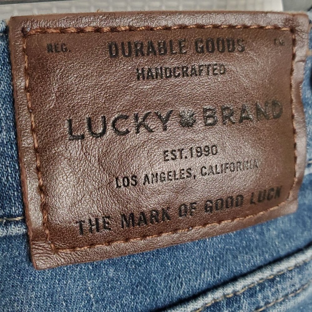 Lucky Brand Womens Size 4/27 Jeans Ava Super Skinny Denim Stretch Distressed - Picture 10 of 10